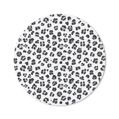 Produktbild von MuchoWow® Mauspad Mousepad Panther Druck - Grau - Flecken 20x20 cm - Mousepads - Maus Mat - Pad - Mausunterlage - Schreibtischmatte