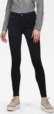 Produktbild von G-star 3301 High Waist Skinny Jeans Schwarz 34 / 34 Frau Schwarz 34