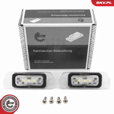 Immagine prodotto di illuminazione targa a LED MERCEDES-BENZ Classe M SMART Roadster, A4528200056, completa