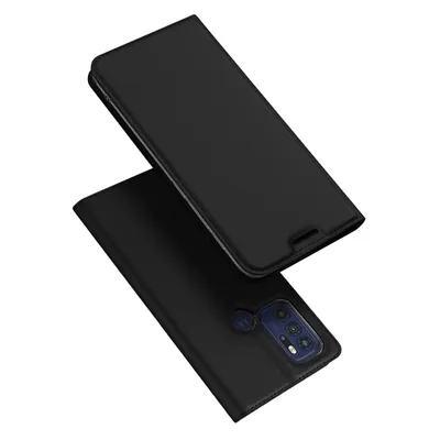 Produktbild von DUX DUCIS Skin Pro Book Hülle für Motorola G60s – Eleganter Rundumschutz in Schwarz KP15286