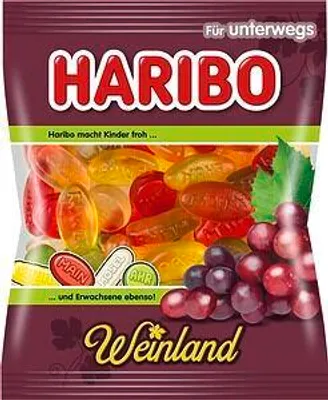 Produktbild von HARIBO Weinland Weingummi 30 × 100 g (3 kg)