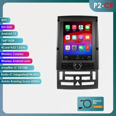 Immagine prodotto di Autoradio Android da 9,7 pollici – Lettore multimediale con navigazione touchscreen e connettività 4G