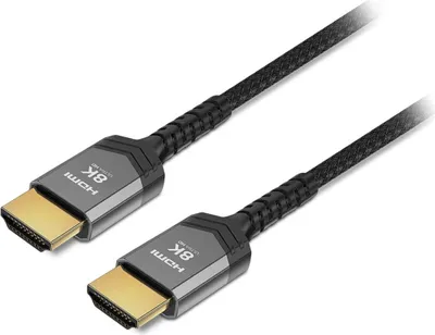Produktbild von Kabel 1Life HDMI 2.1 Ultra HD 8K 60Hz 1,8m Schwarz