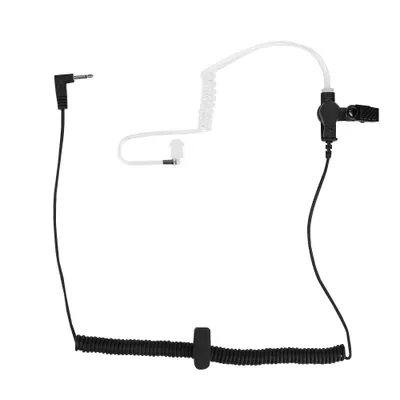 Imagen del producto de Adaptador de 3,5 mm tipo M para tubo acústico, auricular y gancho para la oreja, compatible con radios bidireccionales y walkie-talkies (solo para escuchar)
