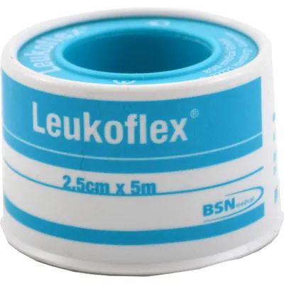 Produktbild von Leukoflex 2,5 cm x 5 m hautfreundliches okklusives Fixierpflaster, 1 St. Pflaster