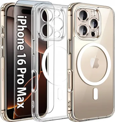 Immagine prodotto di Custodia per iPhone 16 Pro Max RINFORZATA per MAGSAFE ANTI SHOCK CASE + vetro 9H