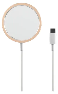 Produktbild von Guess GUCBMSLRD 15W MagSafe Induktionsladegerät Gold/Gold