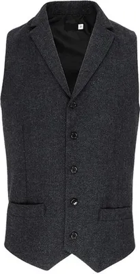 Produktbild von Premier Workwear MenŽs Herringbone Waistcoat