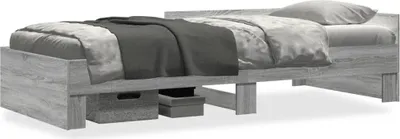 Obrázok produktu pre vidaXL Detská posteľ Grey Sonoma 90x190 cm Materiál dreva