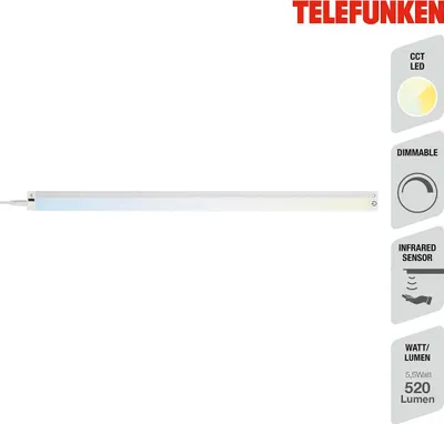 Immagine prodotto di Telefunken Sensor CCT lampada da incasso, 50 cm, 5,5 W, 520 lm, bianco