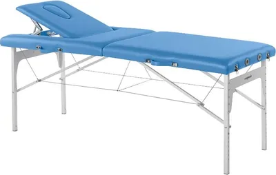 Zdjęcie produktu dla Stół zabiegowy, stół do masażu, stół składany, mobilny, wysokość 68-84 cm, kolor:41 biały