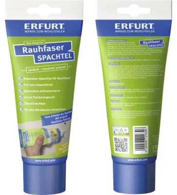 Produktbild von Erfurt Rauhfaser Reparaturspachtel weiß 330 g