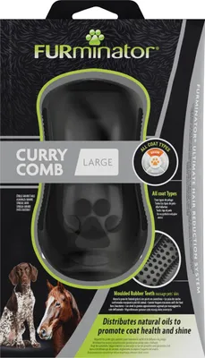 Produktbild von FURminator - gummibürste für hunde und pferde - L