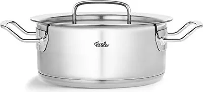 Produktbild von Fissler Original-Profi Collection / Braten-Topf (Ø 24 cm, 4,6 Liter) Edelstahl-Kochtopf, Bräter mit Metall-Deckel - Induktion