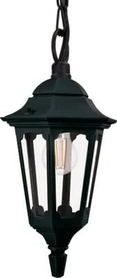Produktbild von Außenleuchte, Pendelleuchte, Alu, Glas, Schwarz, H 42 cm