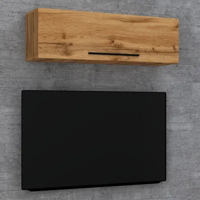 Produktbild von VCM Holzregal hängend | platzsparendes Regal | Maße: H. 30 x B. 95 x T. 30 cm | Elegantes Regal hängend | Aufbewahrungsregal | Bücherregal | Wandboard - Arila L