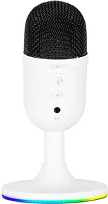 Produktbild von Marvo, Gaming-Mikrofon, MIC-06, wei, RGB-Hintergrundbeleuchtung, Kopfhrereingang