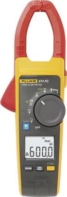 Image de Fluke 374 FC Multimètre portable, pince ampèremétrique numérique CAT III 1000 V, CAT IV 600 V Affichage (Counts) : 6000 (4696001)