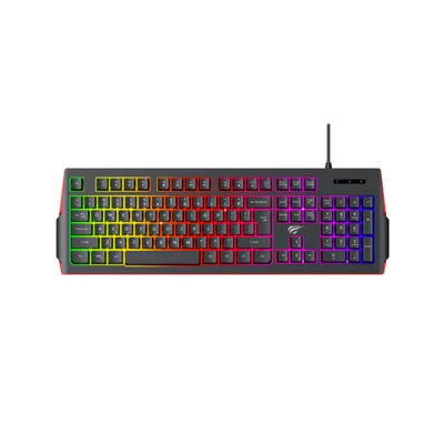 Produktbild von Havit KB866L - Gaming-Tastatur (schwarz/rot)