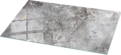 Produktbild von Naturmarmormuster– Küchenarbeitsplatte – Glasplatte Küche – Glasarbeitsplatte – Küchenplatte Glas – Arbeitsfläche Glas – Pflegeleicht – 120x60 cm