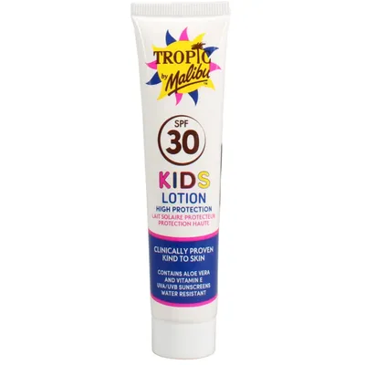 Obrázok produktu pre Malibu | Balzam na opaľovanie pre deti - vodoodolný - 40 ml - Spf 30 - ochrana pokožky pre deti