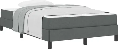 Produktbild von vidaXL Boxspringbett Dunkelgrau 120 x 190 cm Stoff