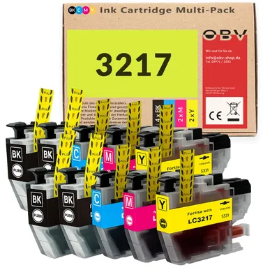 Produktbild von Brother LC3217 kompatible Druckerpatronen 10er Pack - MFC-J5330dw MFC-J5330dw XL MFC-J5335dw