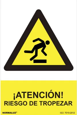 Immagine prodotto di Cartello di pericolo "Attenzione - pericolo di inciampo" (pvc 0,7 mm) 30x40 cm