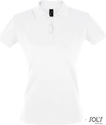 Produktbild von SOLs 11347 | Damen Polo Shirt Perfect - Farbe: White - Größe: M