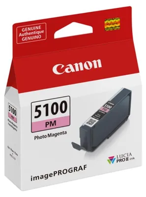 Produktbild von Canon PFI-5100 PM, Foto magenta, 14,4 ml, 1 Stück(e), Einzelpackung