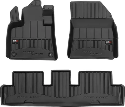 Zdjęcie produktu dla 2013-2019 Citroen C4 Picasso dywaniki podłogowe TPE czarne 3 szt