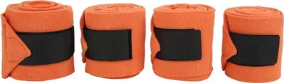 Produktbild von 4 Stück Pferdebeinwickel Selbstklebende doppelseitige Fleece-Bandagen für das Training und TrainingOrange