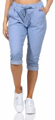 Produktbild von Caprihose Kurze Sommerhose mit Stretch 36 bis 48 Schlupfhose für Damen