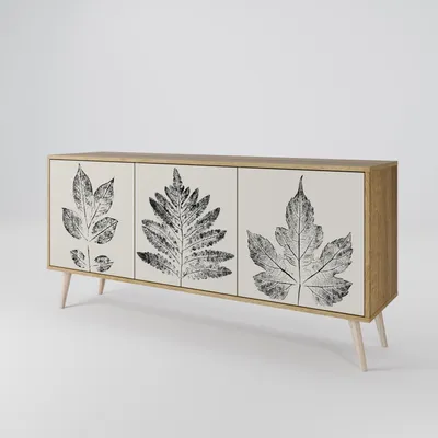 Immagine prodotto di Spacerebels cassettiera a 3 ante - credenza cassettiera - credenza alta - mobile armadio - soggiorno camera da letto - 57,5×164,5×42 (HxLxP)