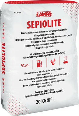 Produktbild von Absorbierende Sepiolithe für Öl und Benzin Lampa für Boden und Asphalt 20KG