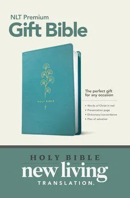 Produktbild von Premium Gift Bible NLT (Red Letter, Leatherlike, Teal)