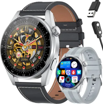 Zdjęcie produktu dla SMARTWATCH MĘSKI Rubicon RNCE78 - WYKONYWANIE POŁĄCZEŃ, WŁASNE TARCZE (sr025f)