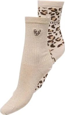 Produktbild von Only Lolivia Leo Socken Damen (2er-Pack)
