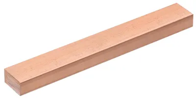 Kupferplatte 152x20x12 mm, 99,99 % Kupfer, 1 Stück