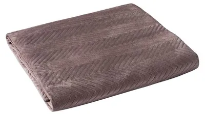 Produktbild von Tagesdecke, Tagesdecke für das Schlafzimmerbett, Lux, Fischgrätenmuster 220x240 Braun 69