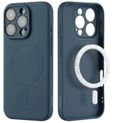 Imagen del producto de Funda de Colores con MagSafe para Apple iPhone 16 Pro - Azul oscuro