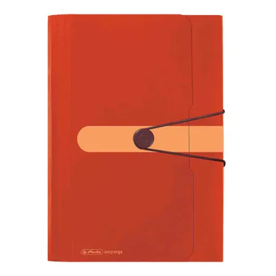Produktbild von Herlitz Fächermappe 11411279 12Fächer Recycling PP orange