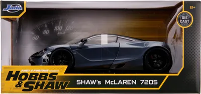 Image de Jada Die-Cast Fast and Furious McLaren 720S de Shaw 1:24