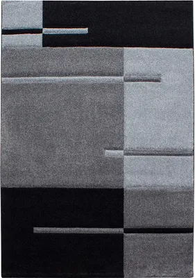 Produktbild von Kurzflor Teppich HAWAII Grau 140 x 200 cm