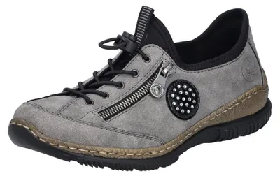 Obrázek produktu pro Dámské pantofle Rieker, model N3268-40, barva šedá, velikost 36