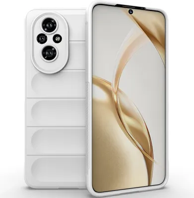 Produktbild von Handyhülle für Honor 200 Weich TPU Silikon Stossfest Anti-rutsch Hülle Weiß