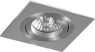 Halogen-Einbauleuchte 35 W Rectangular Aluminium
