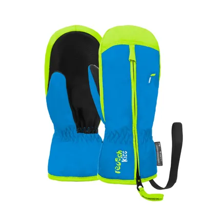Produktbild von Reusch Skihandschuhe Ben Mitten mit extra langem Reißverschluss 4525 brilliant blue/safety yel 0