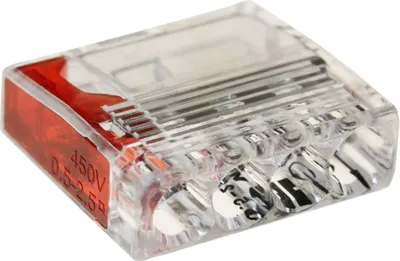 Produktbild von Steckklemmen Anzahl Leiter: 4, 0,5 - 2,5 mm², 100 Stück