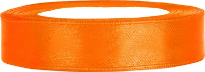 Produktbild von Satinband orange B:12mm, L:25 m